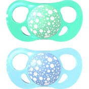تصویر پستانک ارتودنسی ۰-۶ ماه تویست شیک Twistshake طرح دریا بسته دو عددی 