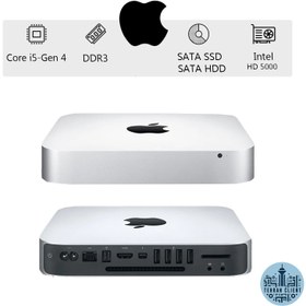 تصویر مینی کامپیوتر اپل مدل A1347 با پردازنده Core i5 و حافظه SSD ۲۵۶ گیگابایت 