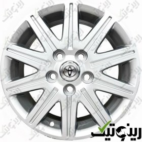 تصویر رینگ تویوتا گرند 15 اینچی رنگ سیلور 