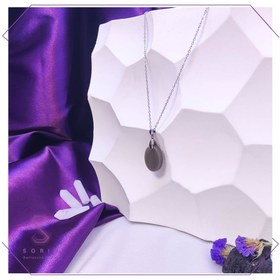 تصویر آویز سنگ یشم سبز کد N62 