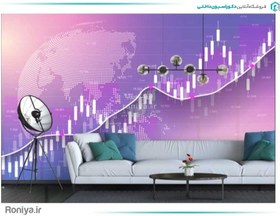 تصویر پوستر دیواری طرح ترید کد 105 3D Trading Wallpaper