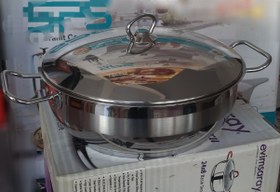 تصویر تابه دودسته استیل ترک اصل - تابه سایز Original Turkish steel double pan