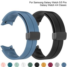 تصویر بند مدل Magnetic D-Buckle Sport Band مناسب برای ساعت هوشمند سامسونگ Galaxy Watch 5 Pro 45mm / 44mm 40mm / Watch 4 Classic 46mm 42mm ا بند ساعت هوشمند متفرقه بند ساعت هوشمند متفرقه