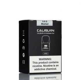 تصویر کارتریج یوول کالیبرن جی 3 - 0.6 اهم ، UWELL CALIBURN G3 cartridge UWELL CALIBURN G3 cartridge