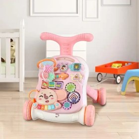 تصویر واکر کودک 3 در 1 کیکابو مدل KIKKA BOO Play & Grow رنگ صورتی کد P/5993/PI 