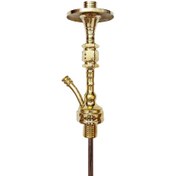 تصویر تنه برنجی شمش سینی دار شش ضلعی دو مهره ۱۰۰۵۱۰۵ 