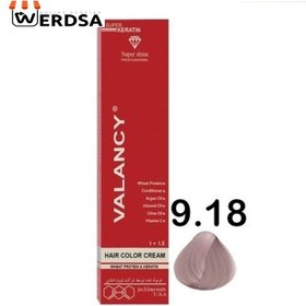 تصویر رنگ مو والانسی سری حرفه ای مدل مرواریدی شماره CV8 VALANCY No CV8 Hair Color 100 ml