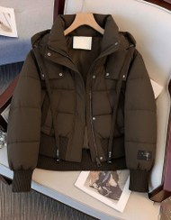 تصویر کاپشن زنانه سایا مدل 113684 رنگ سبز 