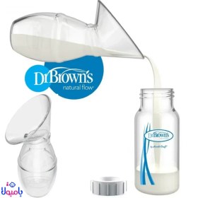 تصویر شیر دوش سیلیکونی دکتر براون Dr. Brown’s Tire-lait en Silicone +Option 