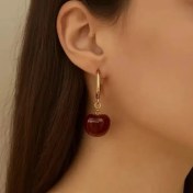 تصویر گوشواره گیلاسی فشن کد GO1-0093 