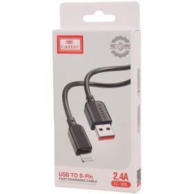 تصویر کابل آیفونی فست شارژ Earldom EC-183L 2.4A 1m Earldom EC-183L 2.4A 1m Cable