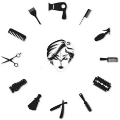 تصویر ساعت دیواری آرایشگاه زنانه 