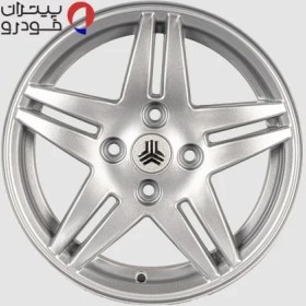 تصویر رینگ اسپرت تیبا سایز 14 اینچ 5پر ( گام آفرین ) Wheel 14 Inch Size Tiba