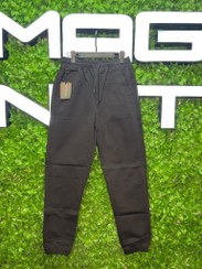 تصویر اسلش کتان دمپا و کمر کش 