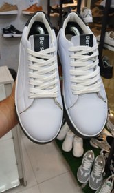 تصویر ونس‌کتونی مردونه‌ برشکا سفید لژ مشکی(۷۷) - ۴ Vans katoni bershka