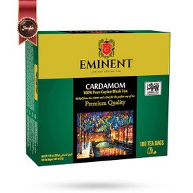 تصویر چای تی بگ امیننت eminent مدل هلدار cardamom پک 100 تایی 