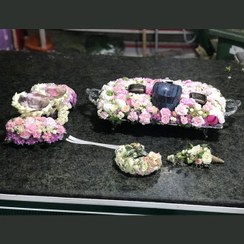 تصویر تزئین سینی جا حلقه ای کد 458 