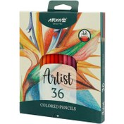 تصویر مداد رنگی 36 آریا آرتیست حرفه ای Arya Artist36 colored