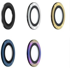 تصویر محافظ لنز دوربین Q.Y مدل رینگی مناسب برای گوشی موبایل اپل 12تا 13 پرومکس - 13PRO هفت رنگ ا QY-RING QY-RING