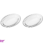 تصویر دیس بلور کاوه مدل مروارید کد 14 مجموعه 2 عددی 