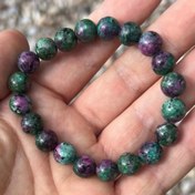 تصویر دستبند سنگ روبی زئویسیت ( روبی زئوسیت) ruby zoisite 