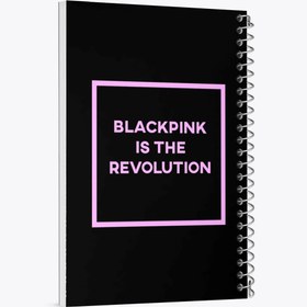 تصویر دفتر نت موسیقی 100 برگ خندالو طرح گروه بلک پینک Black Pink 