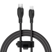 تصویر کابل 1.2 متری Type-C به ip مدل Pudding Series -20W بیسوس 