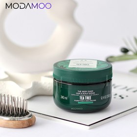 تصویر اسکراب کف سر تی تری بادیشاپ اصل انگلیس Tea Tree 