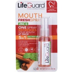 تصویر خوشبو کننده دهان با طعم دارچین و نعنا لایف گارد حجم 30 میل Life guard Mouth fresh spray
