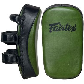 تصویر میت بالشی چرم طبیعی طرح FAIRTEX سبز 