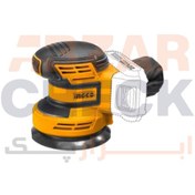 تصویر سنباده لرزان شارژی گرد 125 م م20 ولت بدون باطری و شارژرinGco CROSLI2001 