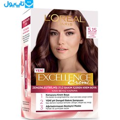 تصویر کیت رنگ مو اکسلنس لورال 5.15 اورجینال ا Excellence Hair color kit loreal Excellence Hair color kit loreal
