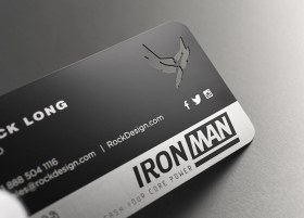 تصویر کارت ویزیت Iron Man 