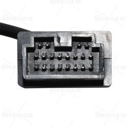 تصویر کابل 3متری کیا مشکی REFACO KIA KIA CONNECTOR 20PIN MALE TO OPEN CABLE 3 METER 