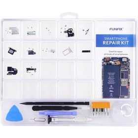 تصویر ست ابزار پیچ گوشتی و تیغه 14 در 1 FUNFIX Repair Kit تعمیرات آیفون 