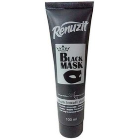 تصویر ماسک صورت ذغال 100میل رینوزیت Renuzit Black Mask 100ml