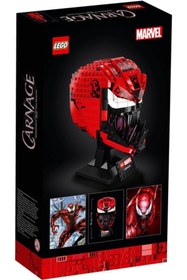 تصویر Marvel Spider-Man Spiderman Carnage 76199 Helmet Bust Toys لگو اورجینال LEGO HBLEGO76199 