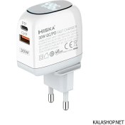 تصویر قیمت و خرید شارژر دیواری هیسکا مدل HISKA H-115PD USB-C 