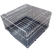 تصویر قفس خرگوش و خوکچه هندی طرح مکعب مربعی و مسافرتی بسیار باکیفیت 