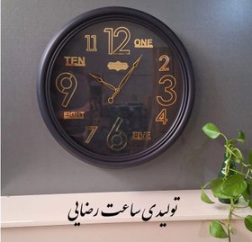 تصویر ساعت دیواری رولکس 705 آرامگرد و بی صدا در چهار رنگ مختلف 36 ماه گارانتی موتور - طوسی ROLEX705