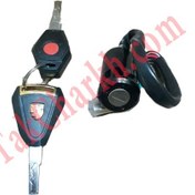 تصویر سوئیچ کامپیوتری پورشه با کلید یدک چراغ قوه دار 