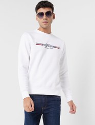 تصویر سویشرت گردن گرد لوگو برند Tommy Hilfiger Logo Crew Neck Sweatshirt