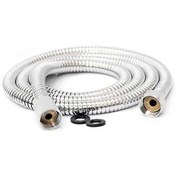 تصویر شلنگ دوش حمام ریز بافت برنجی 