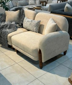 تصویر مبل راحتی مینیمال آلبرتا آنتیک Ali Sofa