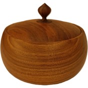 تصویر قندان ساده گردو 