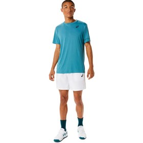 تصویر تی شرت تنیس مردانه اسیکس Asics Court SS TEE- آبی 