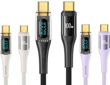 تصویر کابل تبدیل فست شارژ Usams US-SJ590 Type-C To Type-C PD 100W 1.2m Usams US-SJ590 Type-C To Type-C PD 100W 1.2m Cable