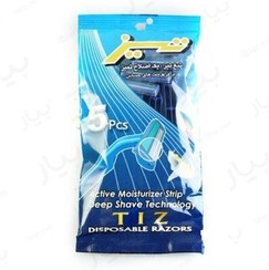 تصویر خودتراش 2 لبه 5 عددی صابونی تیز 