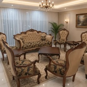 تصویر مبل سلطنتی آراد ۷ نفره 