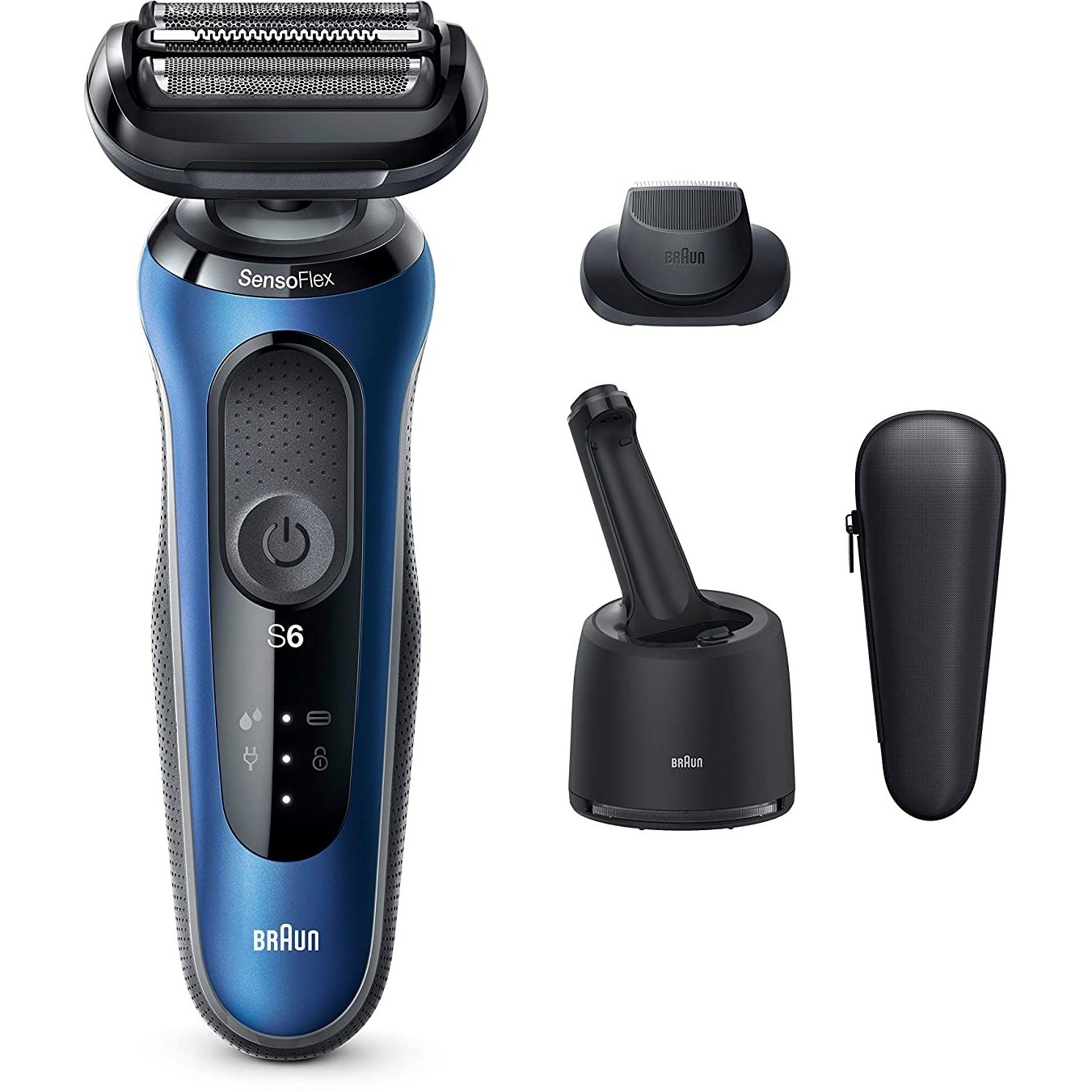 Braun Series 9 PRO+ Men's Electric Razor with 5 Shave Elements, Precision  Trimmer, SmartCare Center, PowerCase, Wet & Dry, 60min Battery